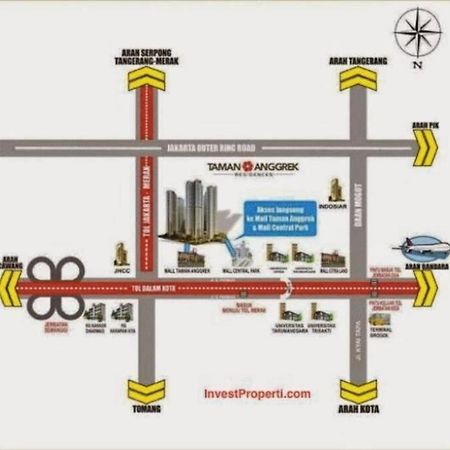 Homy 2 Bedroom Apartment Near Shopping Malls 雅加达 外观 照片